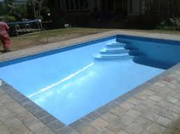 blue pool fiberglass